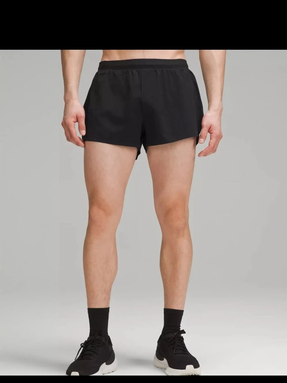 Lululemon Athletica mens shorts Small Black 70